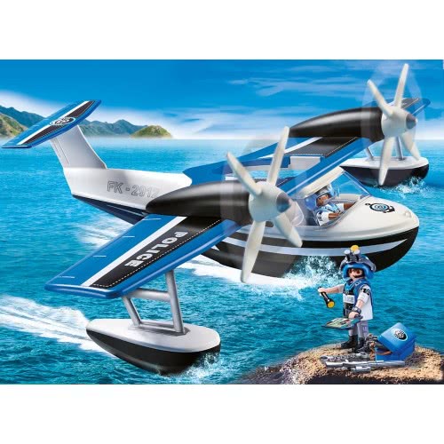 Playmobil Candle City Action Αστυνομικό Υδροπλάνο 10625 4008789106254
