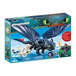Playmobil Dragons Hiccup And Toothless With Baby Dragon 70037 4008789700377