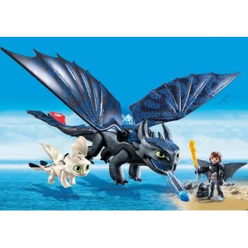 Playmobil Dragons Hiccup And Toothless With Baby Dragon 70037 4008789700377