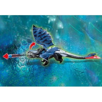 Playmobil Dragons Ο Φαφούτης Κι Ο Ψάρης Με Ένα Δρακούλη 70037 4008789700377