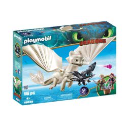 Playmobil Dragons Η Λευκή Οργή Κι Ένας Δρακούλης Με Τα Παιδιά 70038 4008789700384