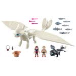 Playmobil Dragons Light Fury With Baby Dragon And Children 70038 4008789700384