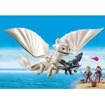 Playmobil Dragons Light Fury With Baby Dragon And Children 70038 4008789700384