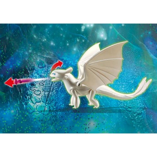 Playmobil Dragons Light Fury With Baby Dragon And Children 70038 4008789700384