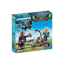 Playmobil Dragons Hiccup And Astrid With Baby Dragon 70040 4008789700407