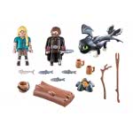 Playmobil Dragons Ο Ψάρης Και Η Άστριντ Με Ένα Δρακούλη 70040 4008789700407