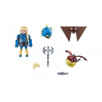 Playmobil Dragons Αστριντ Με Φτεροστολή Και Ο Ξωτικομάτης 70041 4008789700414