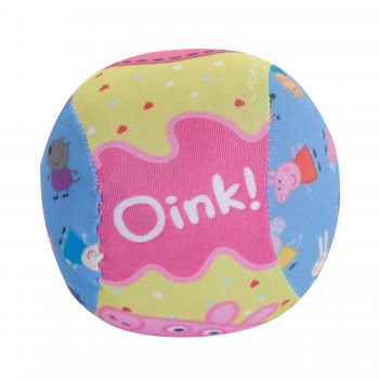 John Soft Ball Μαλακή Μπαλίτσα Πέππα Το Γουρουνάκι 100Mm 52824V 4006149528241