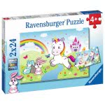 Ravensburger 2X24 Pcs Puzzle Magical Unicorn 07828 4005556078288