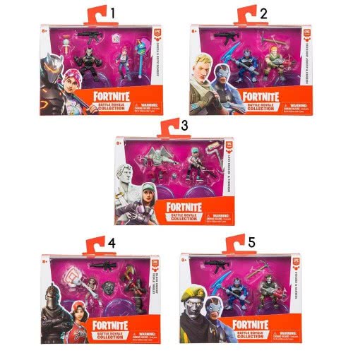 Giochi Preziosi Fortnite Blister mit 4 Figuren und Zubehör