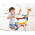 Hape Rock And Rhythm Band - Σετ Τύμπανα Κρουστά - 3 Τεμ. E0613 6943478025486