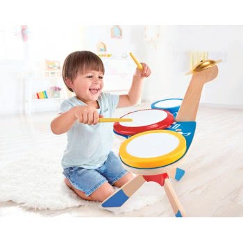 Hape Rock And Rhythm Band - Drum And Cymbal Set E0613 6943478025486