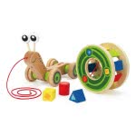 Hape Walk-A-Long Snail E0349 6943478008816