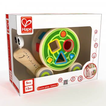 Hape Walk-A-Long Snail E0349 6943478008816