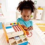 Hape Checkout Register - Η Πρώτη Μου Ξύλινη Ταμειακή Μηχανή - 37 Τεμ. E3121B 6943478004467