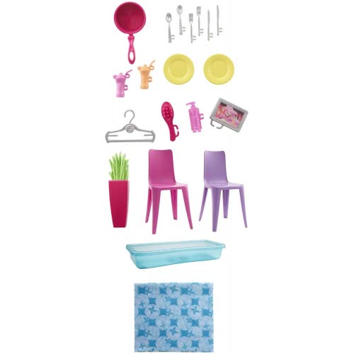Mattel Barbie Νέο Σπιτάκι - Βαλιτσάκι FXG54 887961690798