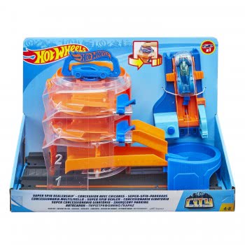 Mattel Hot Wheels City Super Spin Dealership FNB15 / GBF95 887961713947