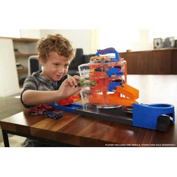 Mattel Hot Wheels City Περιστρεφόμενο Γκαράζ Σετ Παιχνιδιού FNB15 / GBF95 887961713947