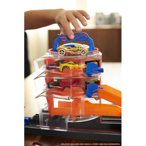 Mattel Hot Wheels City Περιστρεφόμενο Γκαράζ Σετ Παιχνιδιού FNB15 / GBF95 887961713947