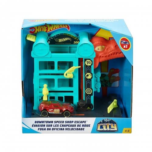 Mattel Hot Wheels City: Downtown Speed Shop Escape FRH28 / GFY69 887961773446