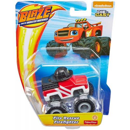 Mattel Blaze And The Monster Machines Vehicle Die Cast - Fire Rescue Firefighter CGF20 / GFD97 887961759150