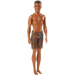 Mattel Barbie Beach African American Ken Κούκλα FJF08 / DWK07 887961383263