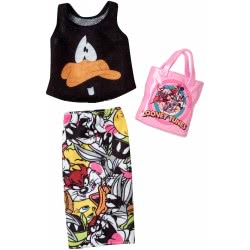 Mattel Barbie Πρωινά Σύνολα - Διάσημες Μόδες - Looney Tunes FYW81 / FXK69 887961693959