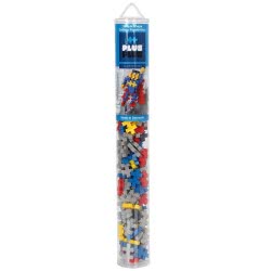 Plus-Plus Τουβλάκια Σε Σωλήνα Basic Super Hero 100 Τεμ 4106 5710409103374