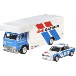 Mattel Hot Wheels Νταλίκα Με Αυτοκινητάκι 71 Datsun 510 Fleet Flyer Νουμ. 9 FLF56 / FYT12 887961708875