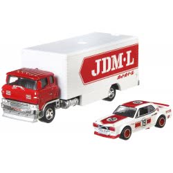 Mattel Hot Wheels Νταλίκα Με Αυτοκινητάκι Nissan Skyline HT 2000GT-X Sakura Sprinter Νο. 8 FLF56 / FYT04 887961708769