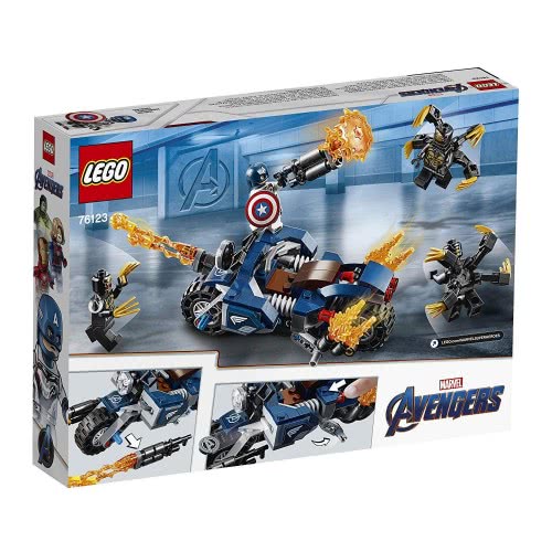 LEGO Marvel Super Heroes Captain America: Outriders Attack 76123 5702016369052