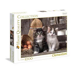 Clementoni Puzzle High Quality Collection Cute Kittens 1000 Pcs 1220-39340 8005125393404
