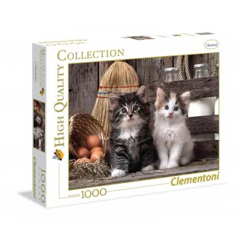 Clementoni Puzzle High Quality Collection Cute Kittens 1000 Pcs 1220-39340 8005125393404