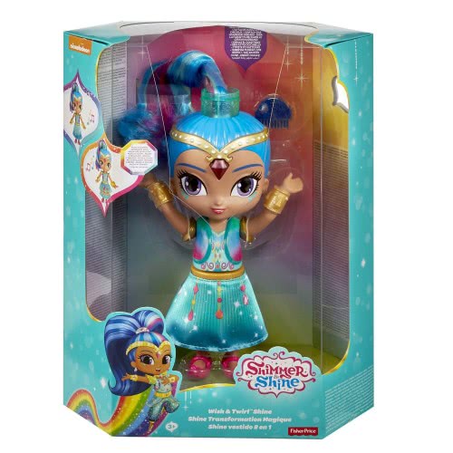 Mattel Shimmer And Shine Genies - Rainbow Shine Doll FVM95 / FVM97 887961663594