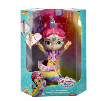 Mattel Shimmer And Shine Τζίνι - Μαγική Μεταμφίεση Wish And Twirl Shimmer Κούκλα FVM95 / FVM96 887961663617