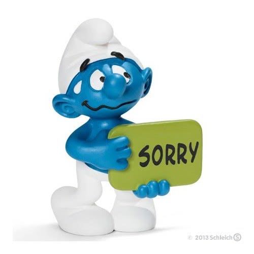 Schleich Στρουμφ Συγνώμης 20749 4005086207493