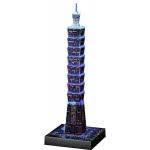 Ravensburger 3D Παζλ Night Edition 216 Τμχ Ταϊπέι 101 11149 4005556111497