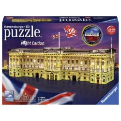 Ravensburger 3D Puzzle Night Edition 216 Pcs Buckingham Palace 12529 4005556125296