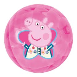John Light Up Ball 100Mm Πέππα Το Γουρουνάκι - 2 Σχέδια 52146 4006149521464