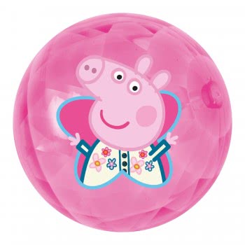 John Light Up Ball 100Mm Πέππα Το Γουρουνάκι - 2 Σχέδια 52146 4006149521464
