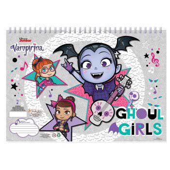 Diakakis imports Vampirina Μπλοκ Ζωγραφικής 40 Φύλλα Με Αυτοκόλλητα - 2 Σχέδια 000562349 5205698447761