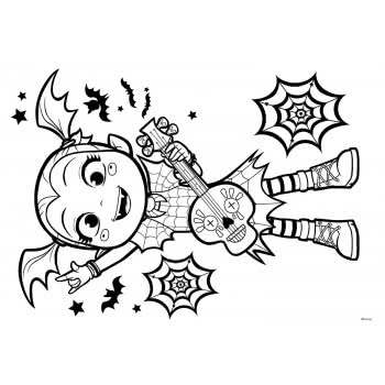 Diakakis imports Vampirina Μπλοκ Ζωγραφικής 40 Φύλλα Με Αυτοκόλλητα - 2 Σχέδια 000562349 5205698447761
