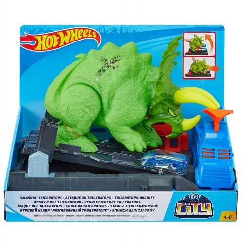 Mattel Λαμπάδα Hot Wheels City Σετ Παιχνιδιού Πίστα Τρικεράτωψ GMH31 887961854602