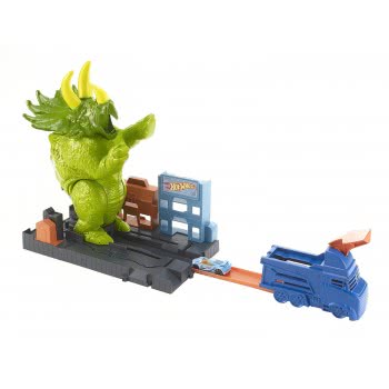 Mattel Hot Wheels Smashin Triceratops Play Set GBF97 887961713954