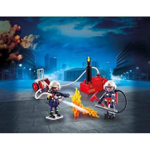 Playmobil Firefighters With Water Pump 9468 4008789094681