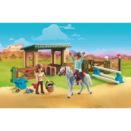 Playmobil Spirit Riding Free Στίβος Ιππασίας Με Τη Λάκυ Και Τον Χαβιέρ 70119 4008789701190