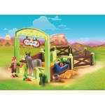 Playmobil Spirit Riding Free Snips And Senor Carrots With Horse Stall 70120 4008789701206