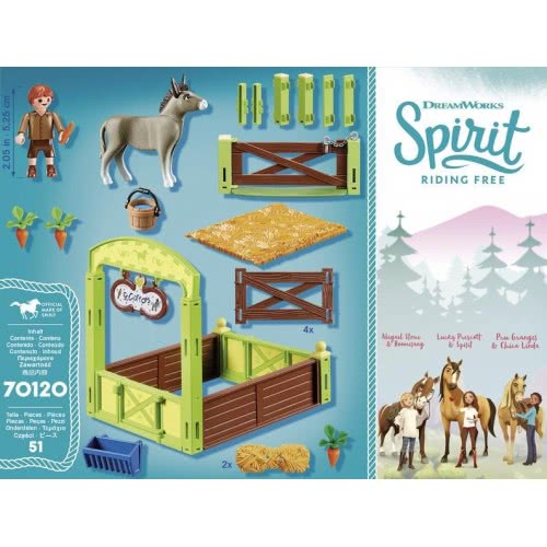 Playmobil Spirit Riding Free Ο Σνιπς Με Το Άλογο Του Σενιόρ Κάροτς 70120 4008789701206