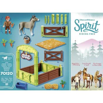 Playmobil Spirit Riding Free Ο Σνιπς Με Το Άλογο Του Σενιόρ Κάροτς 70120 4008789701206