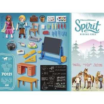 Playmobil Spirit Riding Free Miss Flores Classroom 70121 4008789701213